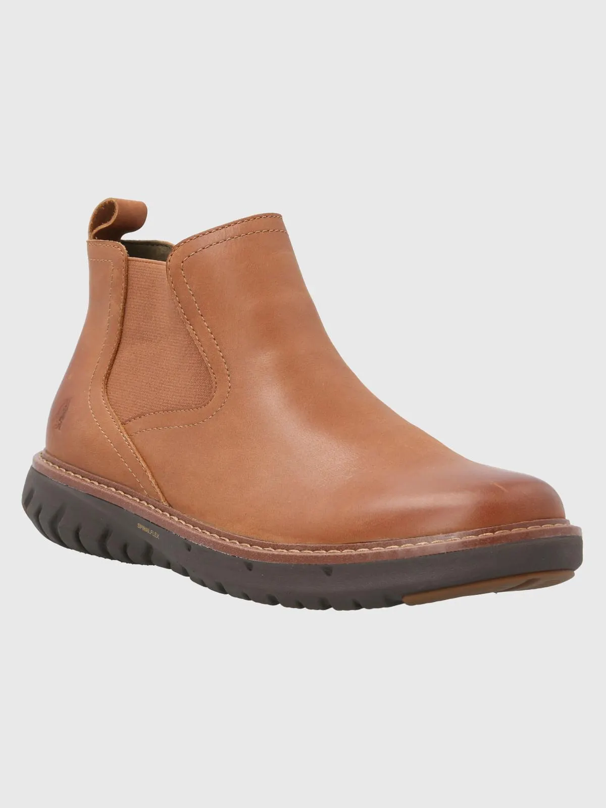 Botin Cuero Smart Chelsea Café Hush Puppies