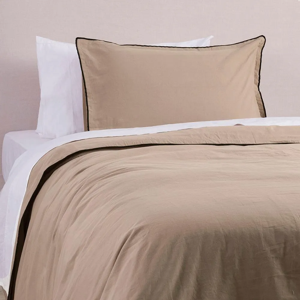 Funda Plumón Frame 1.5 Plazas Nude