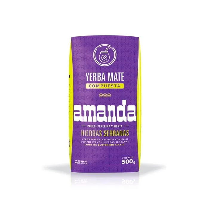 Yerba Mate Amanda Serranas 500 gr