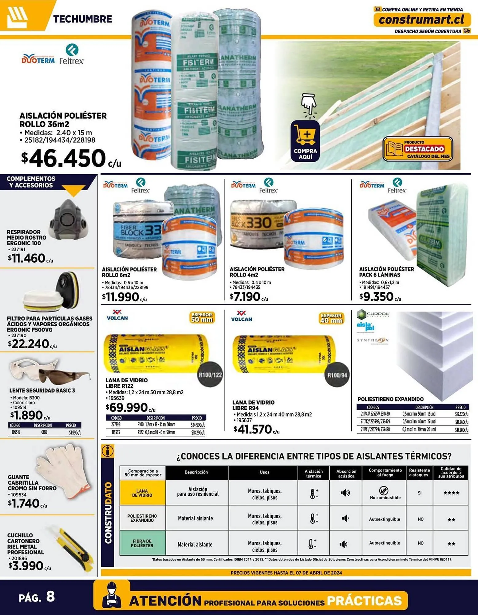 Catálogo de Catálogo Construmart 3 de abril al 28 de abril 2024 - Página 8