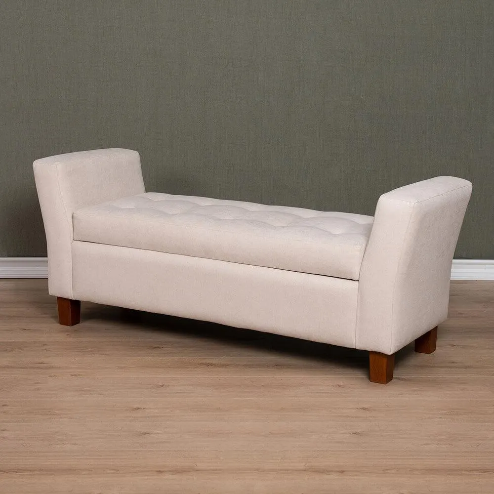 Banqueta Baúl Beige