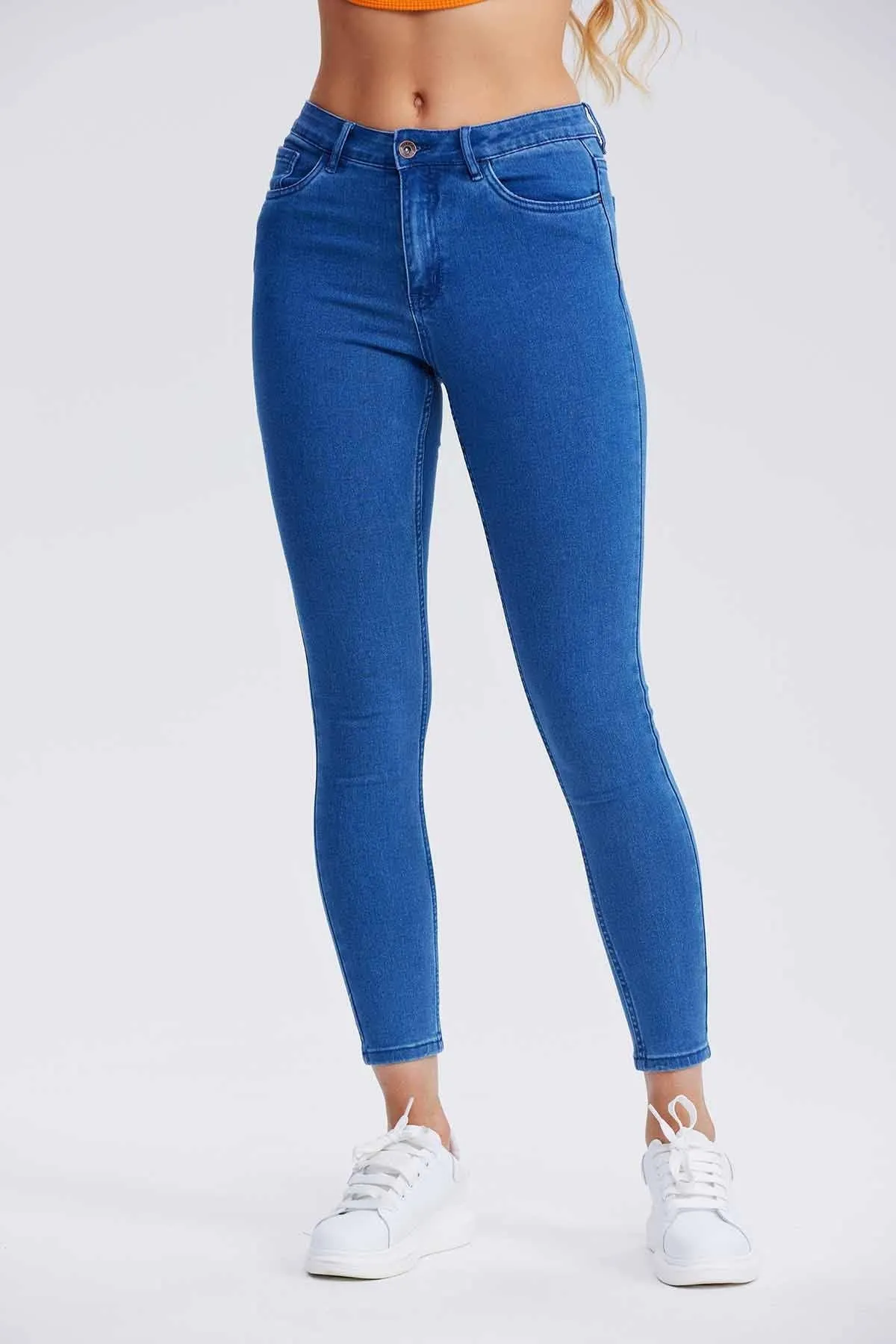 Jeans Mujer Skinny Emilia Azul