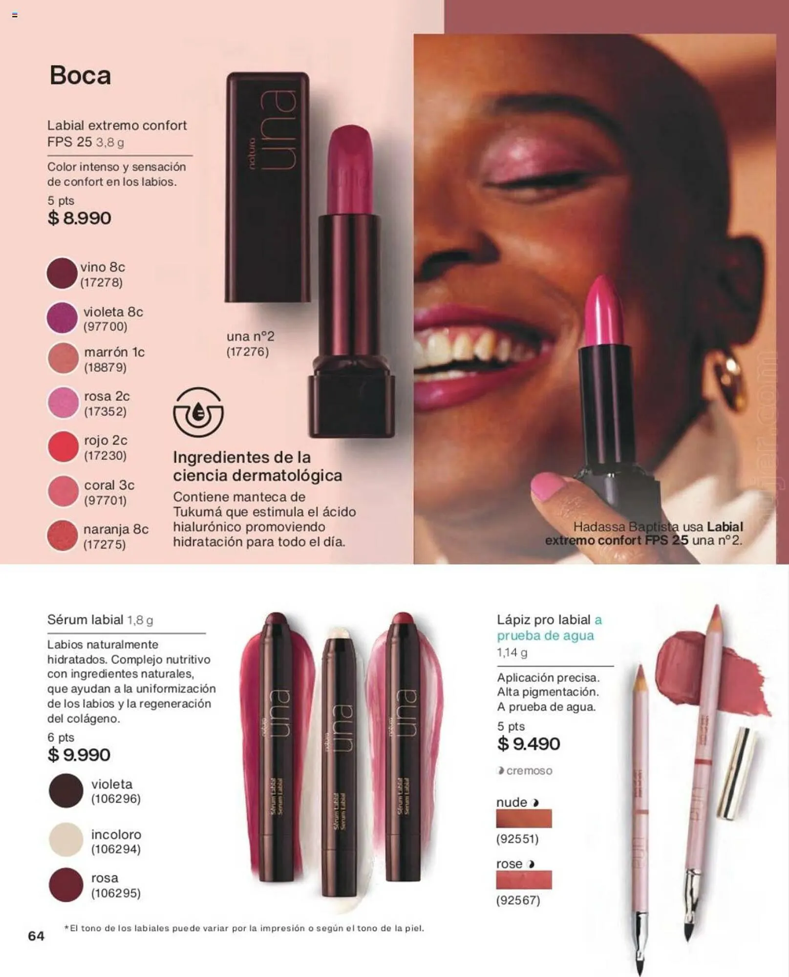 Catálogo de Catálogo Natura 1 de julio al 31 de octubre 2023 - Página 64