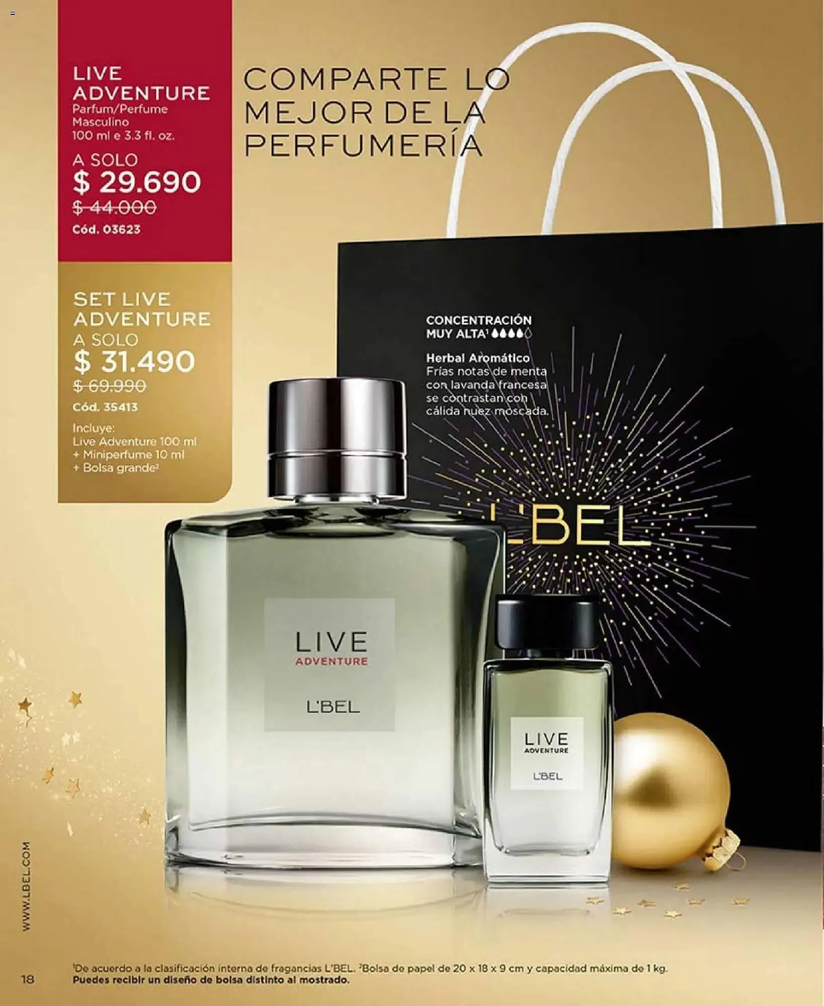 Catálogo de Catálogo L'Bel 30 de noviembre al 1 de enero 2026 - Página 18