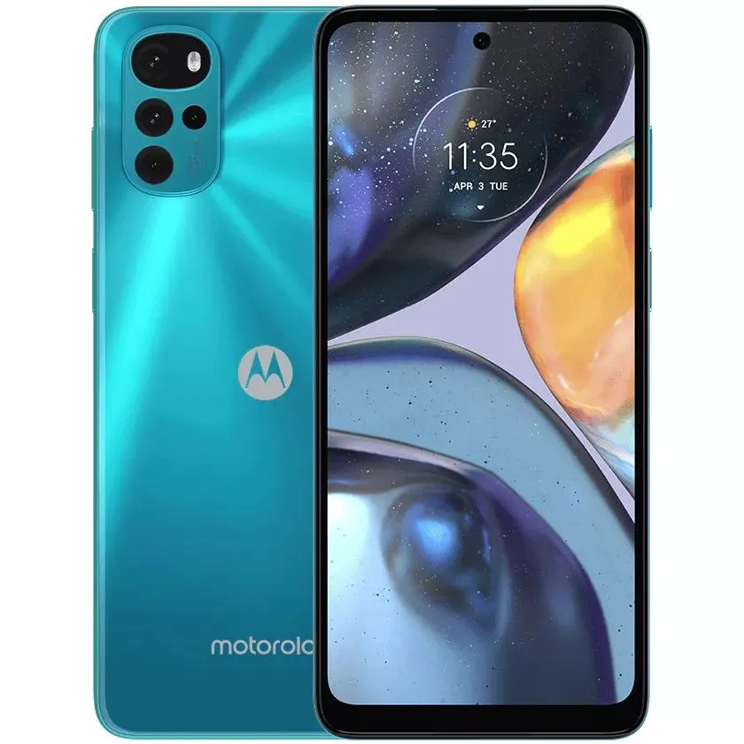 Celular Motorola Moto modelo G22 64GB color Azul- PAU50015CL