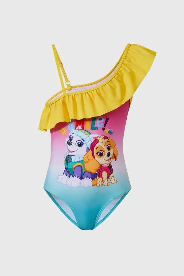 Traje de baÑo niÑa paw patrol celeste i