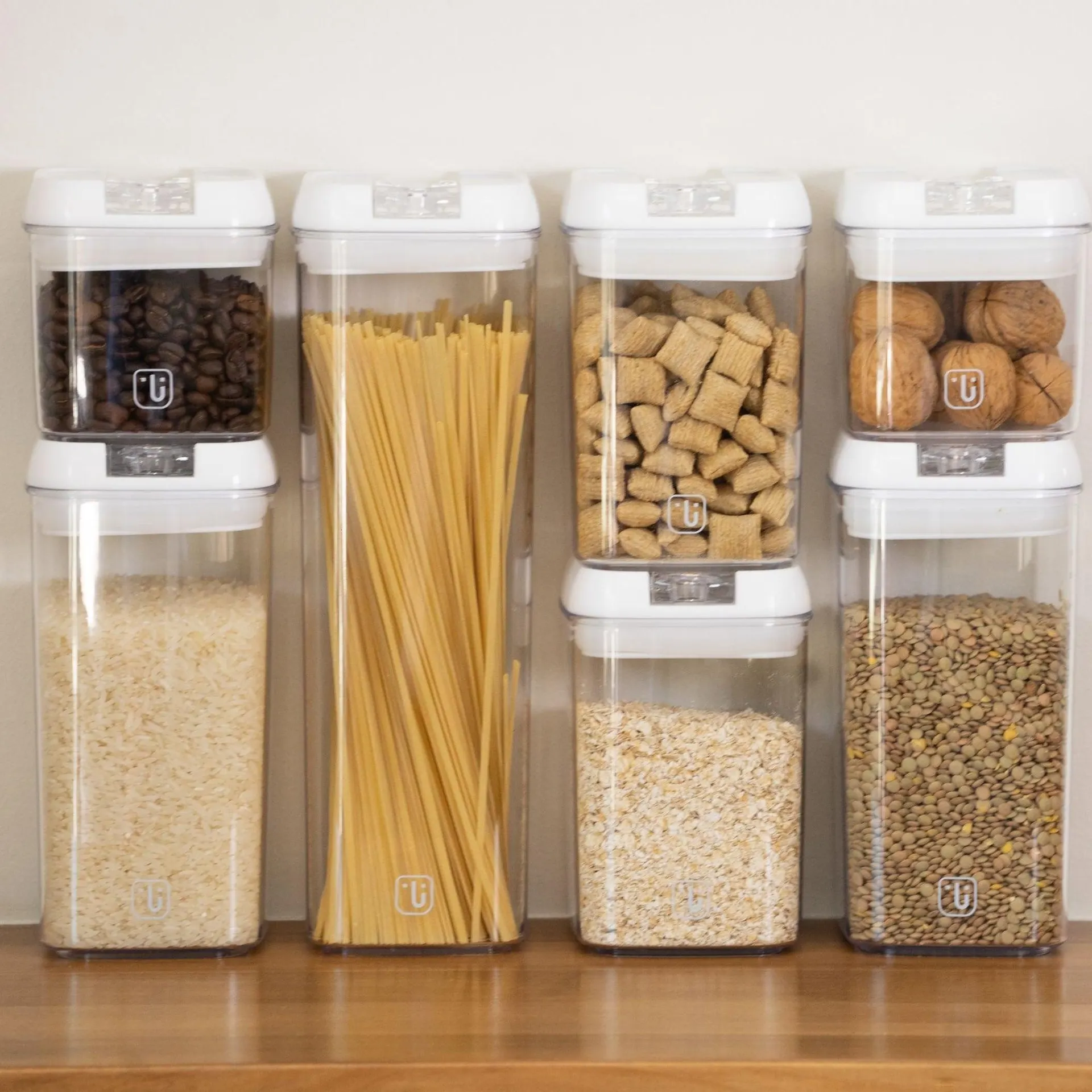 Set De 7 Contenedores Herméticos Plástico Simplit