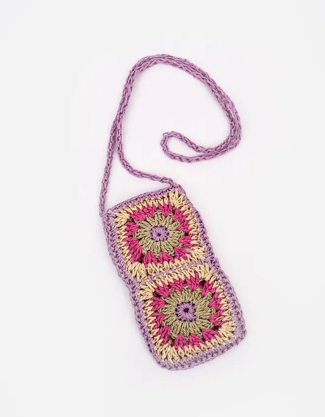 Pouch tejido de rafia