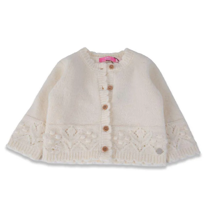 Chaleco Bebé Niña Crudo