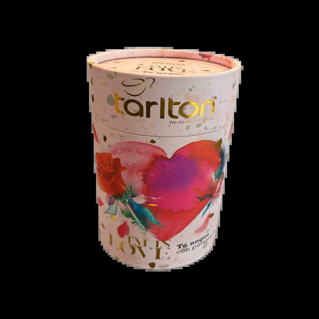 Té Negro Tarlton Hojas con Pétalos de Rosa, 100 gr.