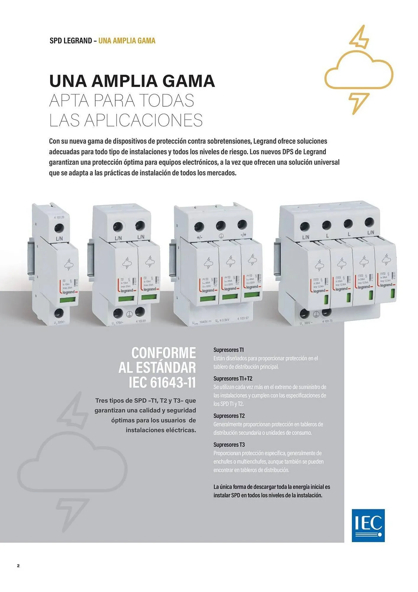 Catálogo de Catálogo Legrand 24 de marzo al 15 de enero 2027 - Página 4
