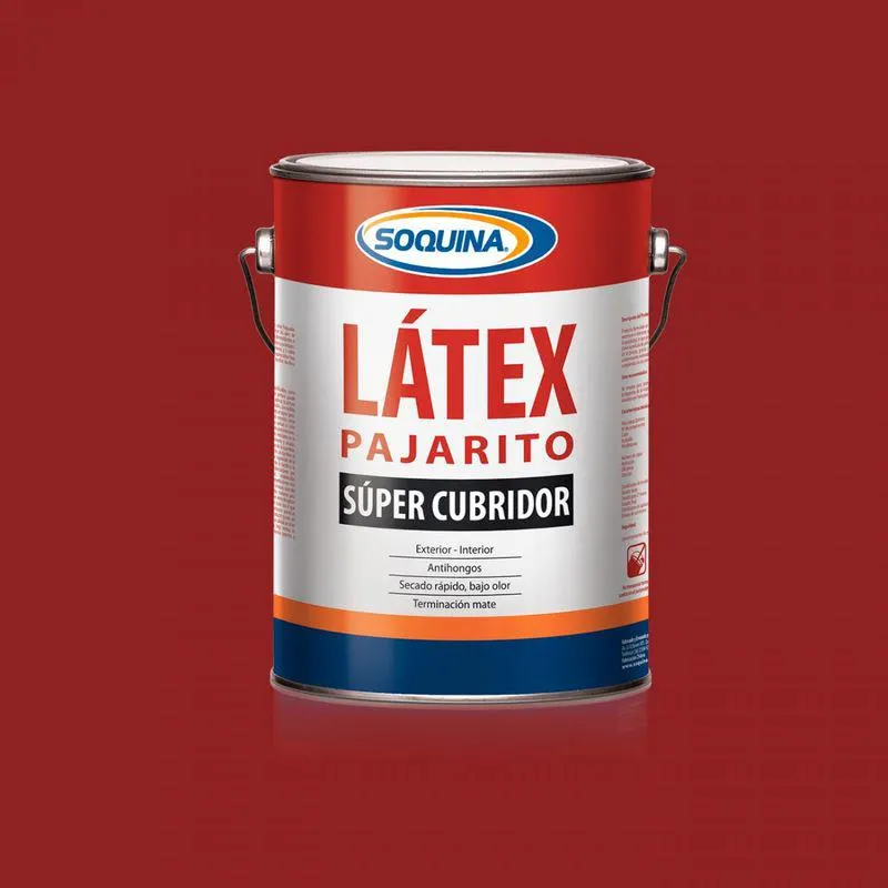 Látex Pajarito Bermellon Galón