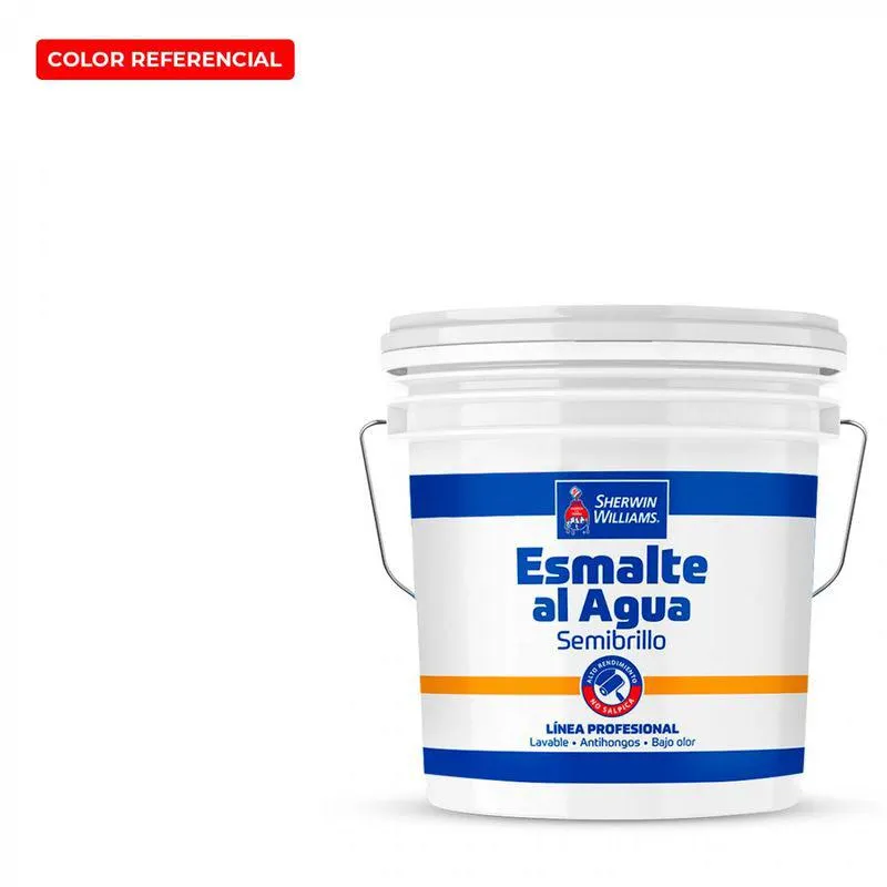 Esmalte al agua Profesional 4 gl Blanco Semibrillo