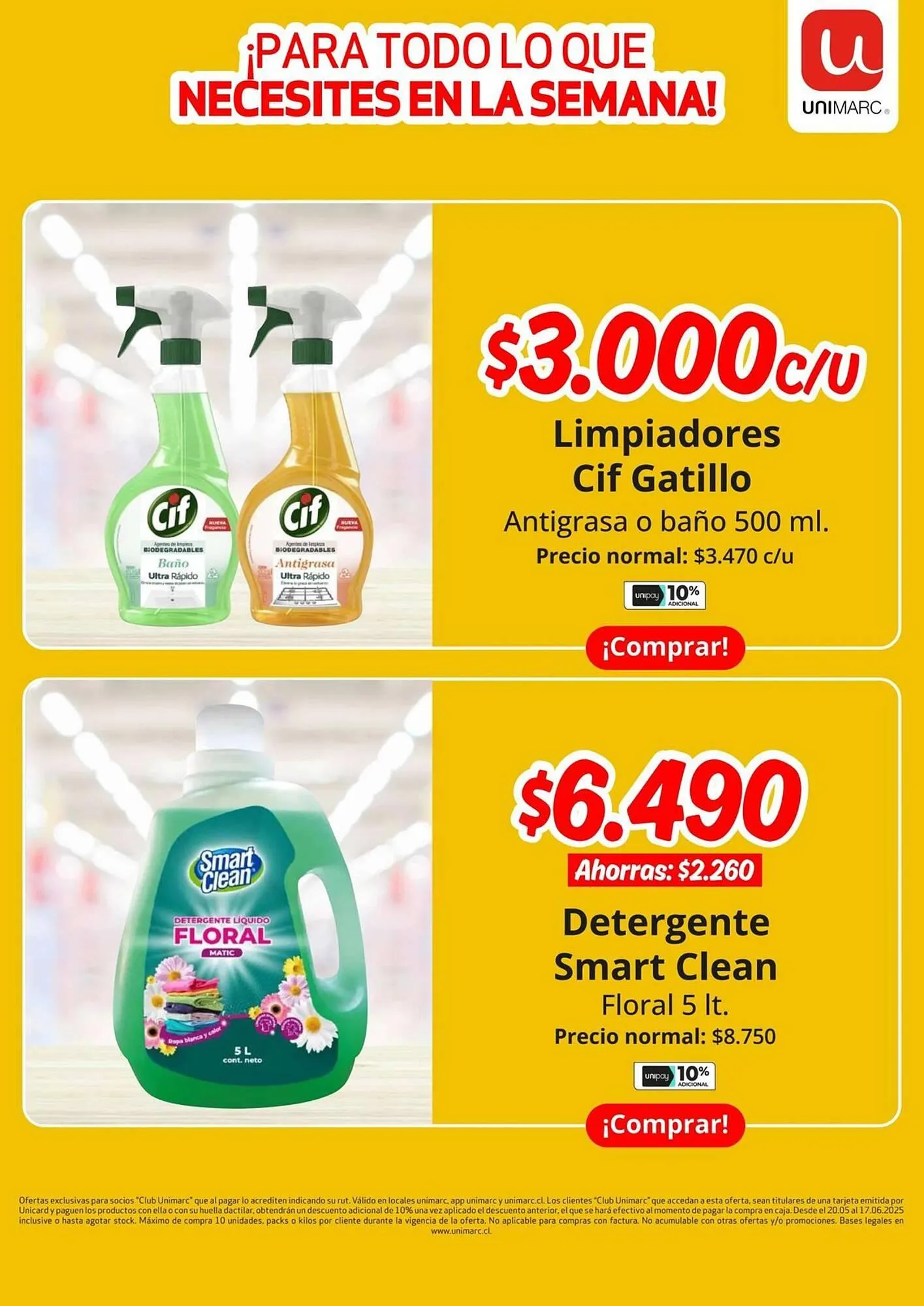 Catálogo de Catálogo Unimarc 20 de mayo al 17 de junio 2025 - Página 19