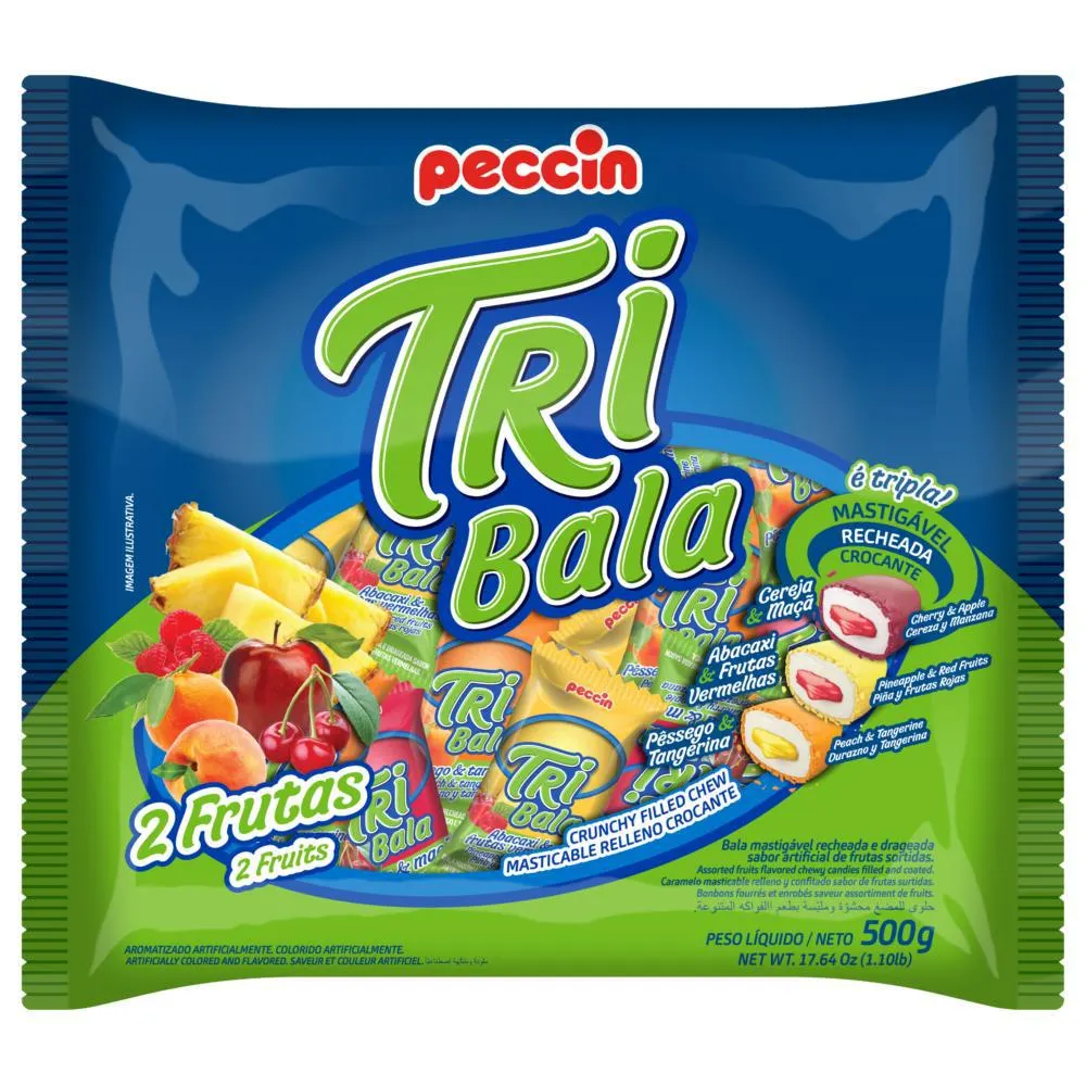 Masticables dos frutas bolsa