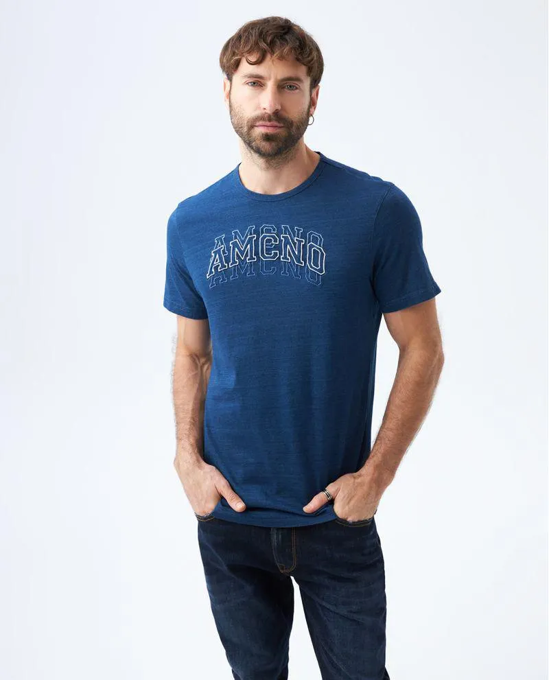 Camiseta con bordado para hombre