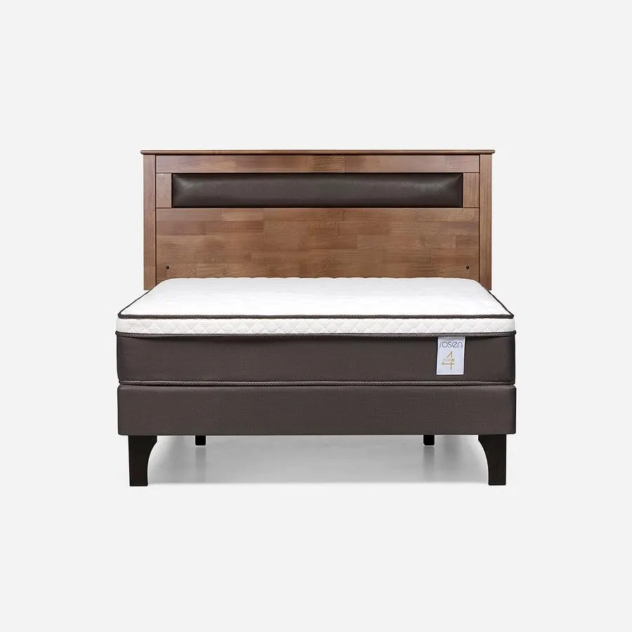 Cama New Style 4 Plus Full + Respaldo Ferrara