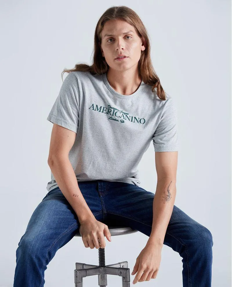 Camiseta de rayas para hombre