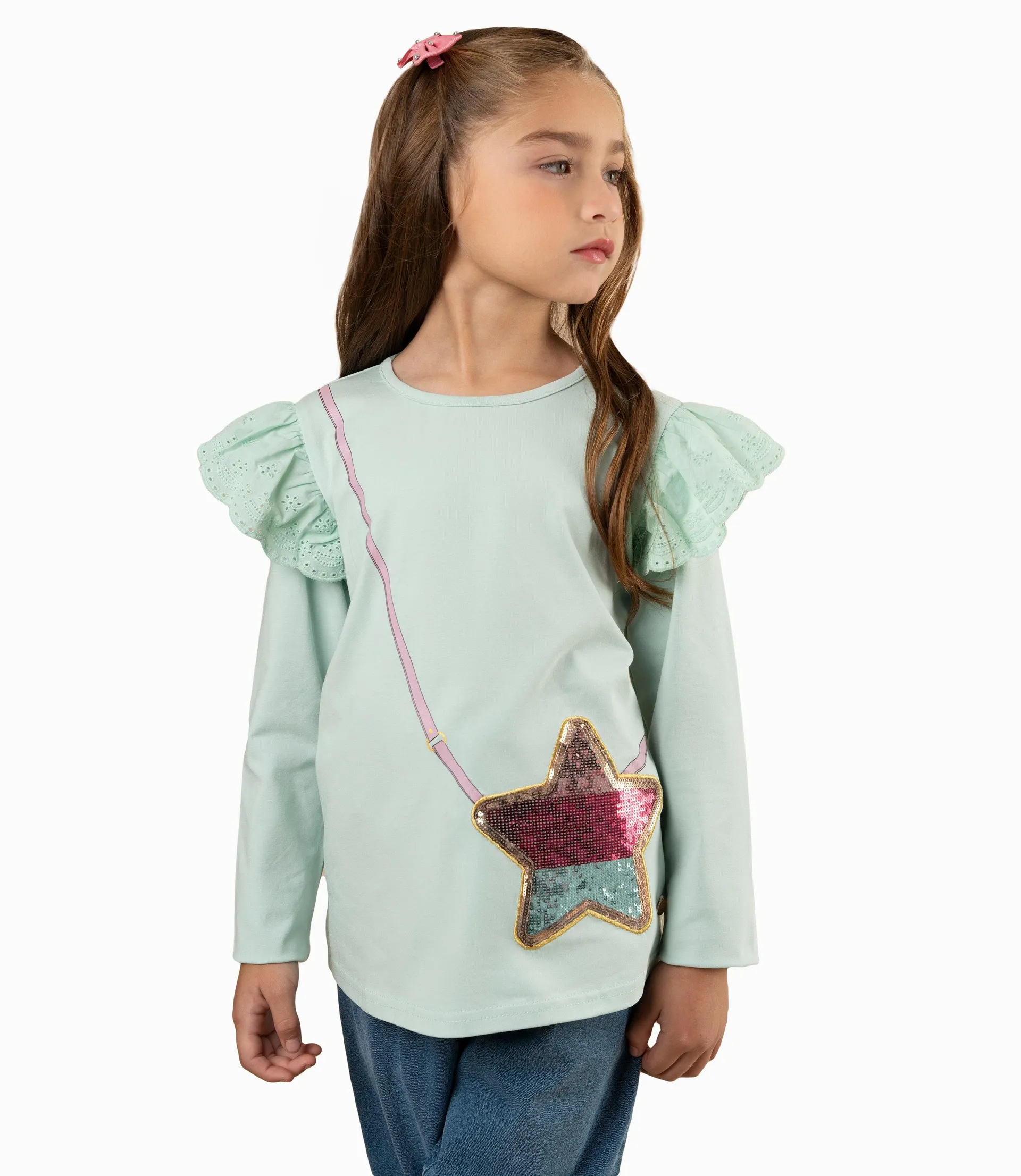 Chaleco Niña Con Vuelos