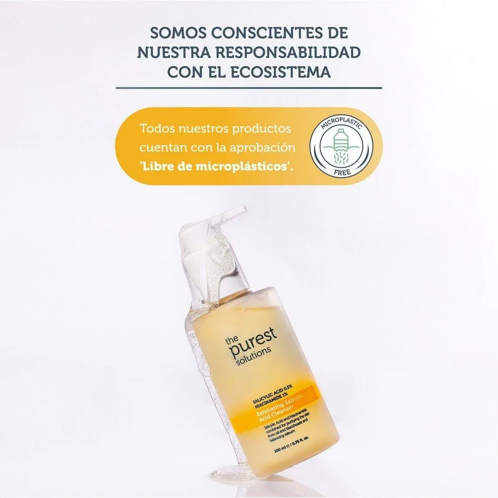 Limpiador Exfoliante. Ácido Salicílico 0,5% Ácido Salicílico, 1% Niacinamida 200ml