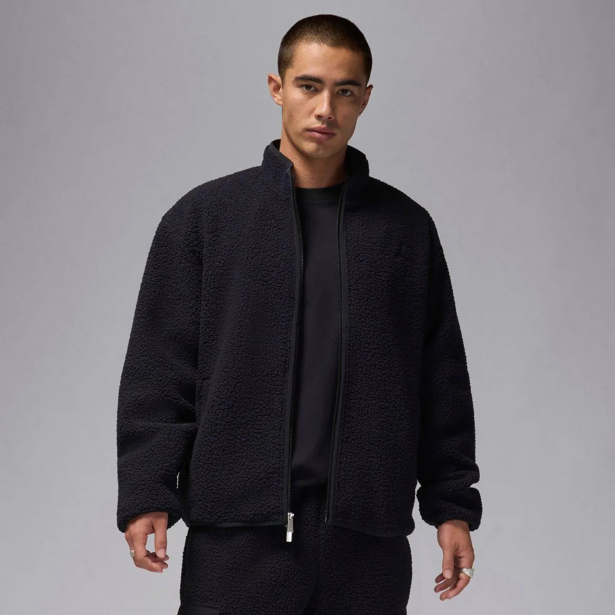 Polar de felpa alta para hombre