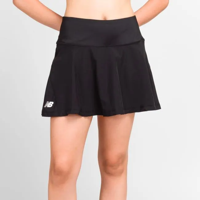 Falda Tenis Mujer New Balance Negra