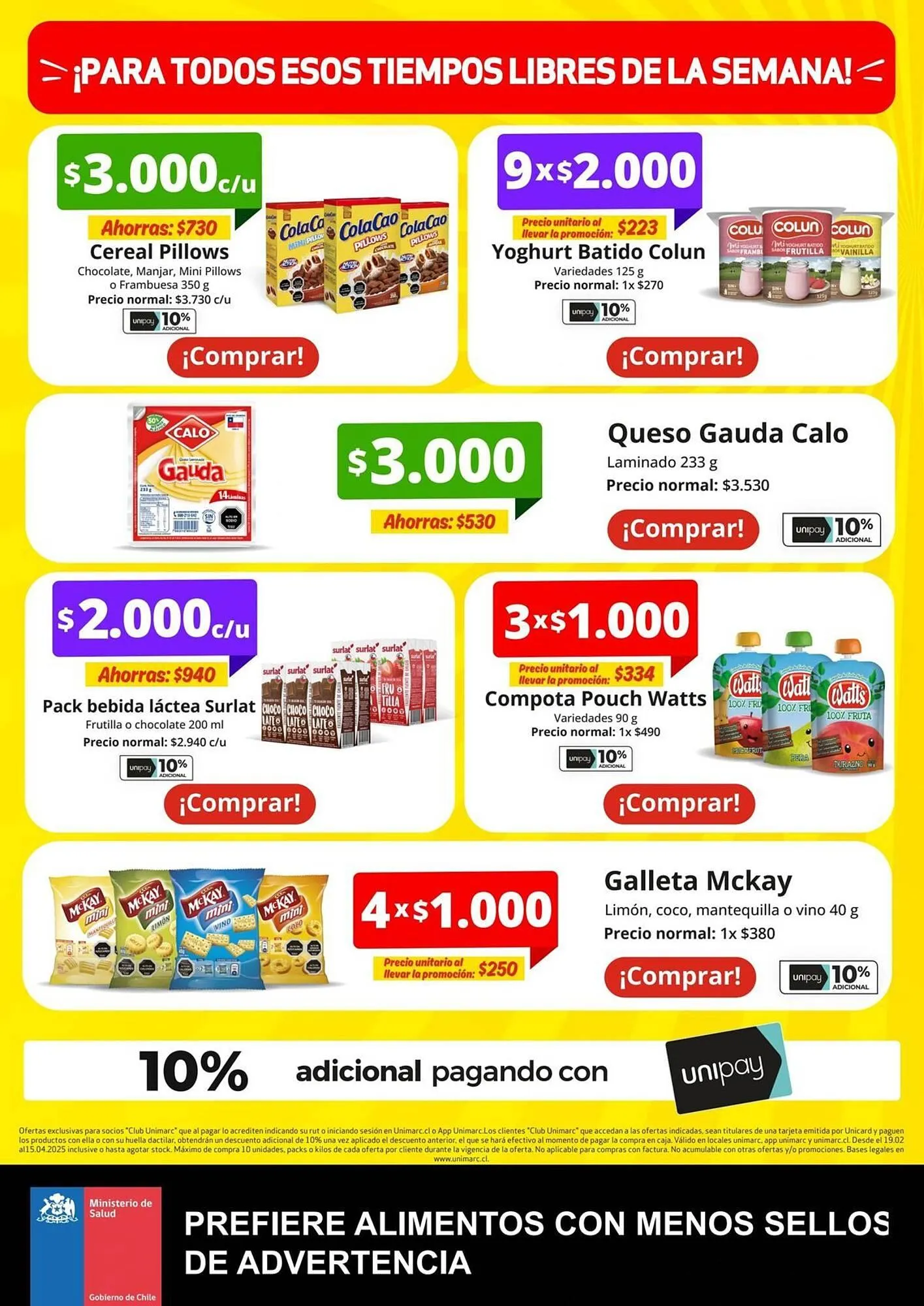 Catálogo de Catálogo Unimarc 25 de marzo al 15 de abril 2025 - Página 6