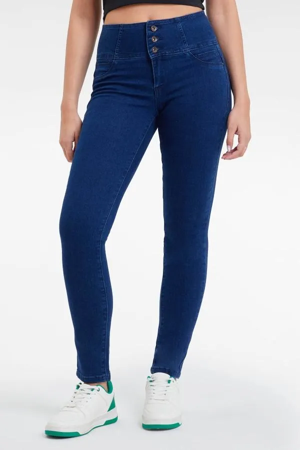 Jeans skinny castilla azul oscuro fsp