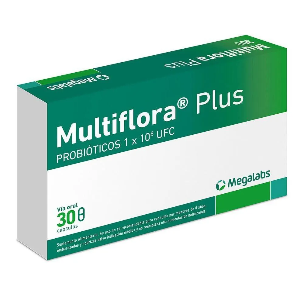 Multiflora Plus Probióticos 30 Cápsulas