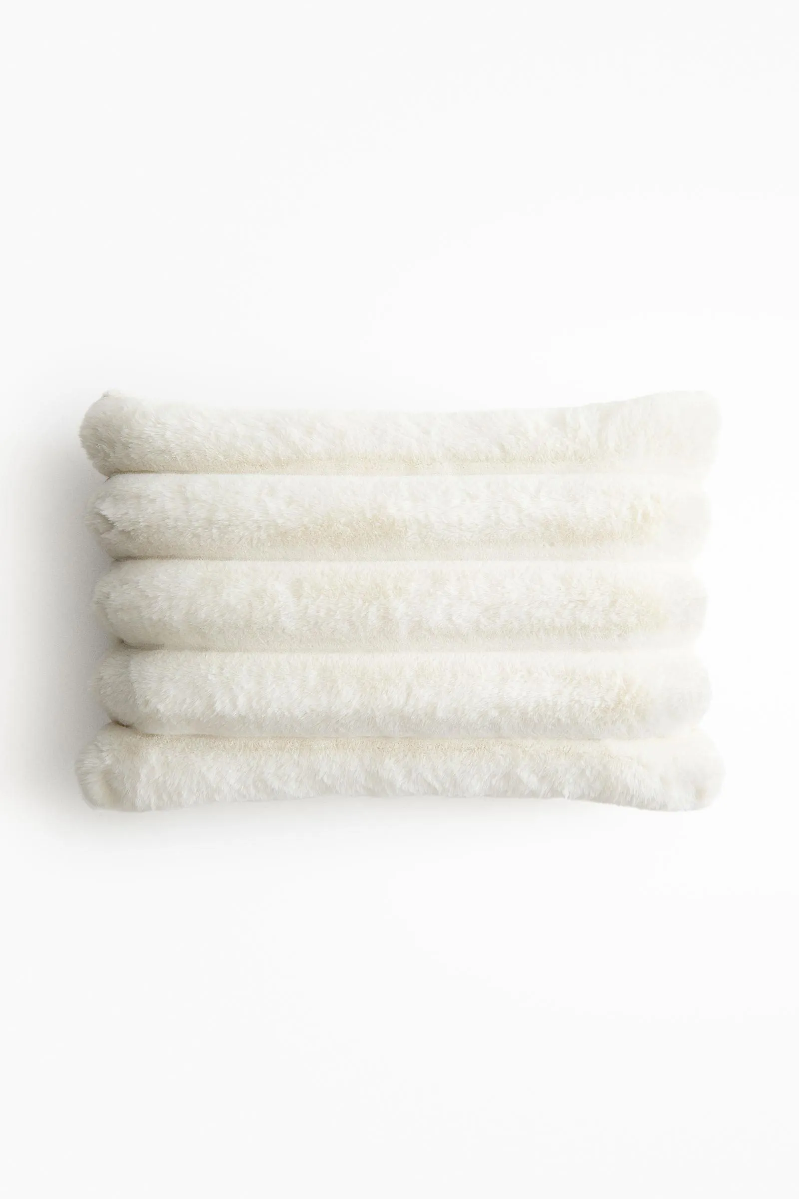 Funda de cojín efecto peludo