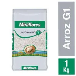 Arroz Grado 1 Miraflores Grano Largo y Ancho 1 kg