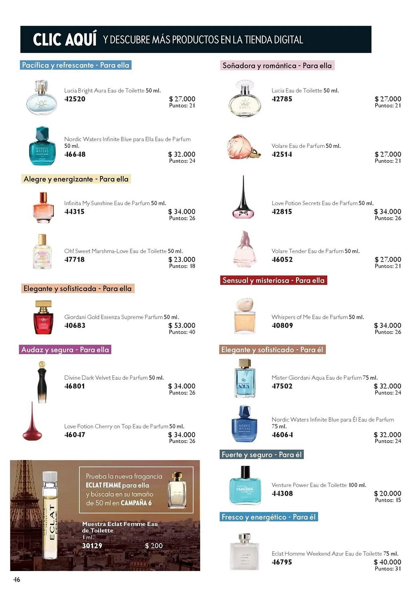 Catálogo de Catálogo Oriflame 28 de marzo al 17 de abril 2026 - Página 46