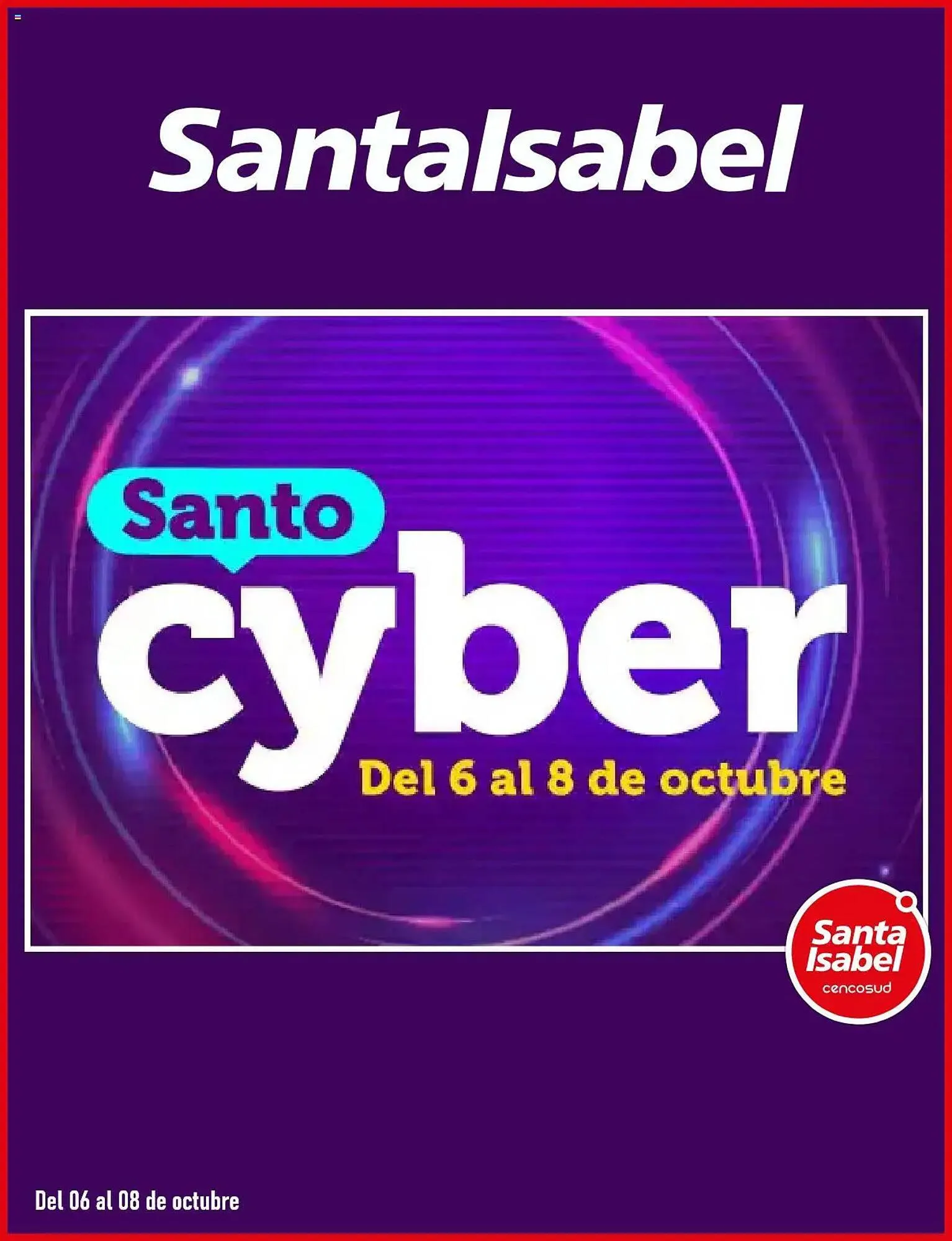 Catálogo de Catálogo Santa Isabel 6 de octubre al 9 de octubre 2025 - Página 1