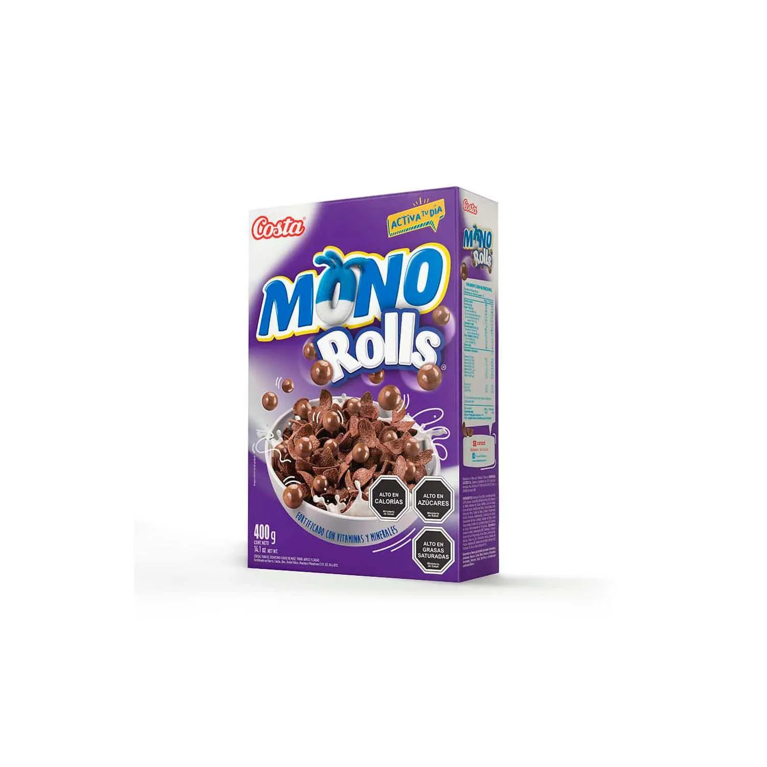 Cereal Mono Rolls de Costa, 400gr.