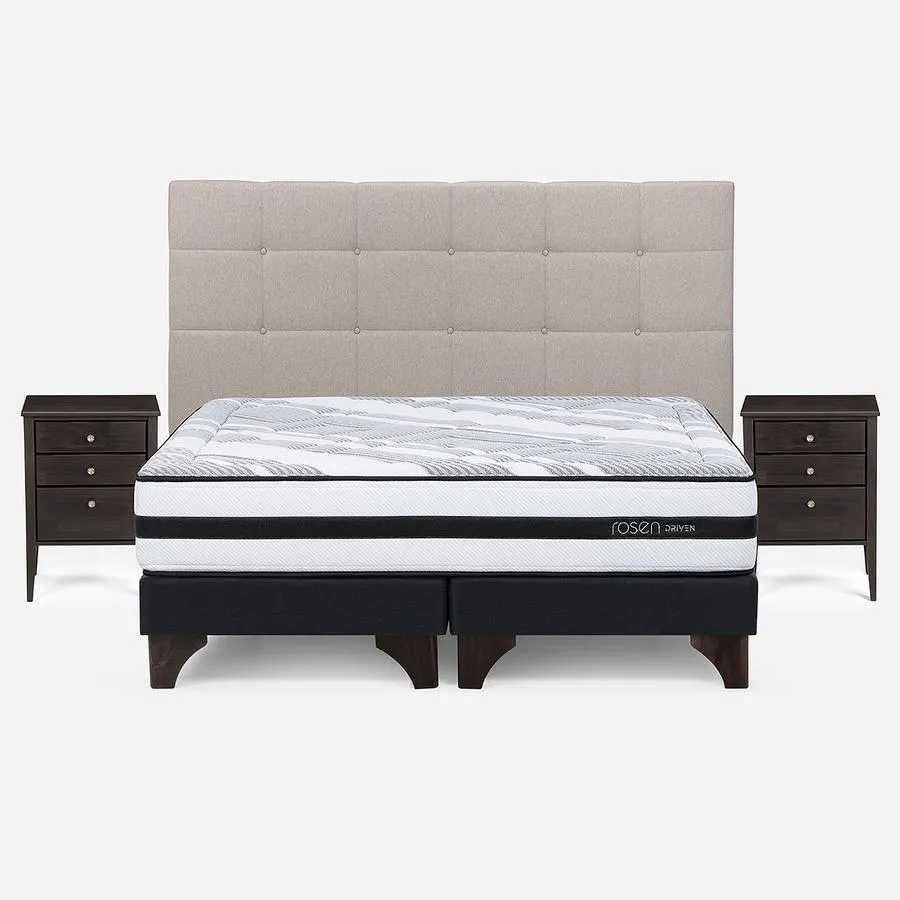 Cama Driven King + Muebles Issey