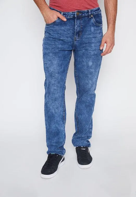Jeans Hombre Azul Slim Fit Rep Family Shop