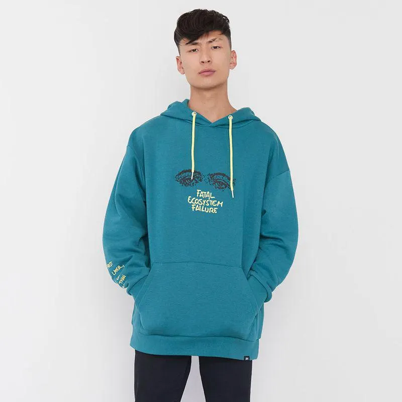 Polerón Hombre Hood Urbano Petrol