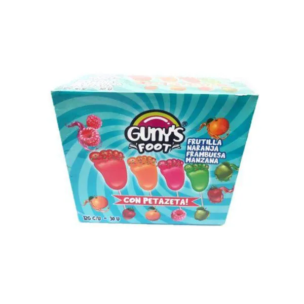 Caramelo Gunys Foot Peta Zeta 12 gr