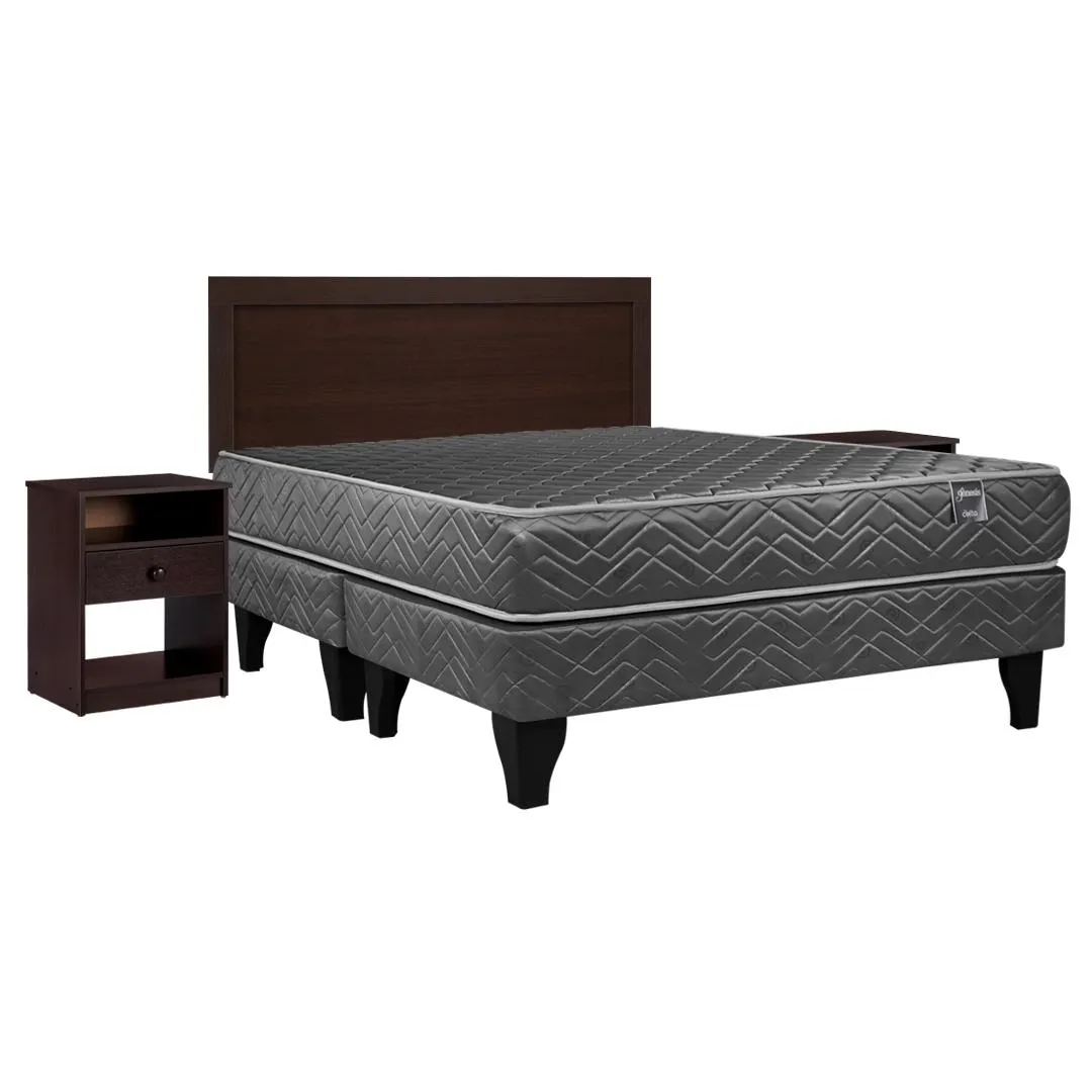 Cama Europea Genesis + Set Pamplona
