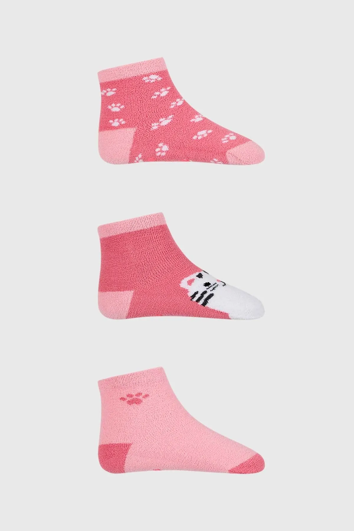 Calcetín De Vestir Niña Tripack P Rosado I