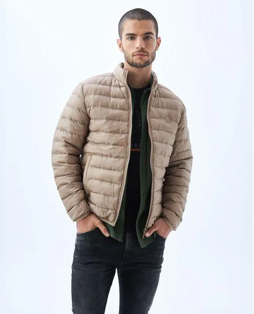 Chaqueta abullonada para hombre