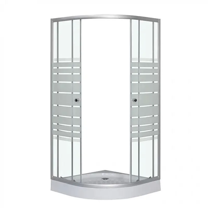 Shower Curvo 90 x 90 x 192 cm Satinado