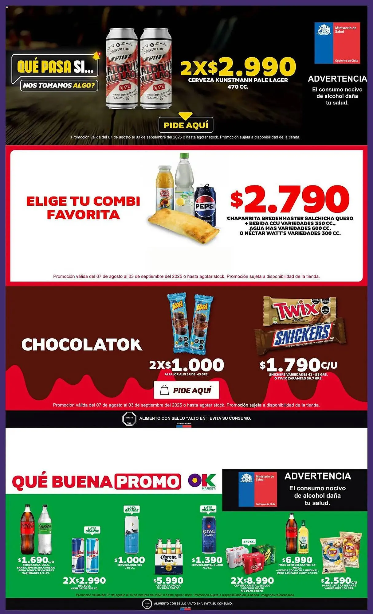Catálogo de Catálogo OK Market 7 de agosto al 4 de septiembre 2025 - Página 1