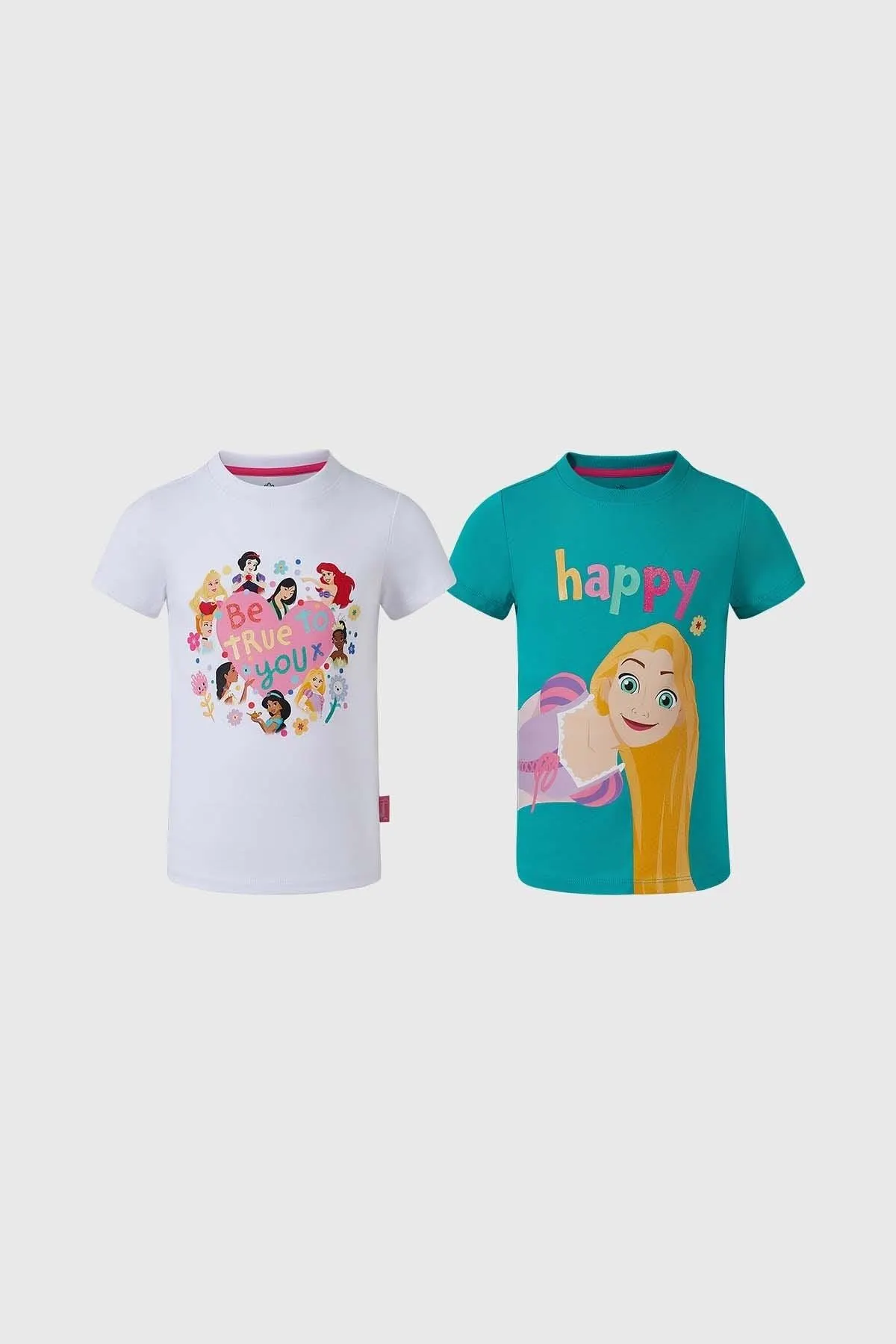 Polera Niña Bipack Princes Blanco