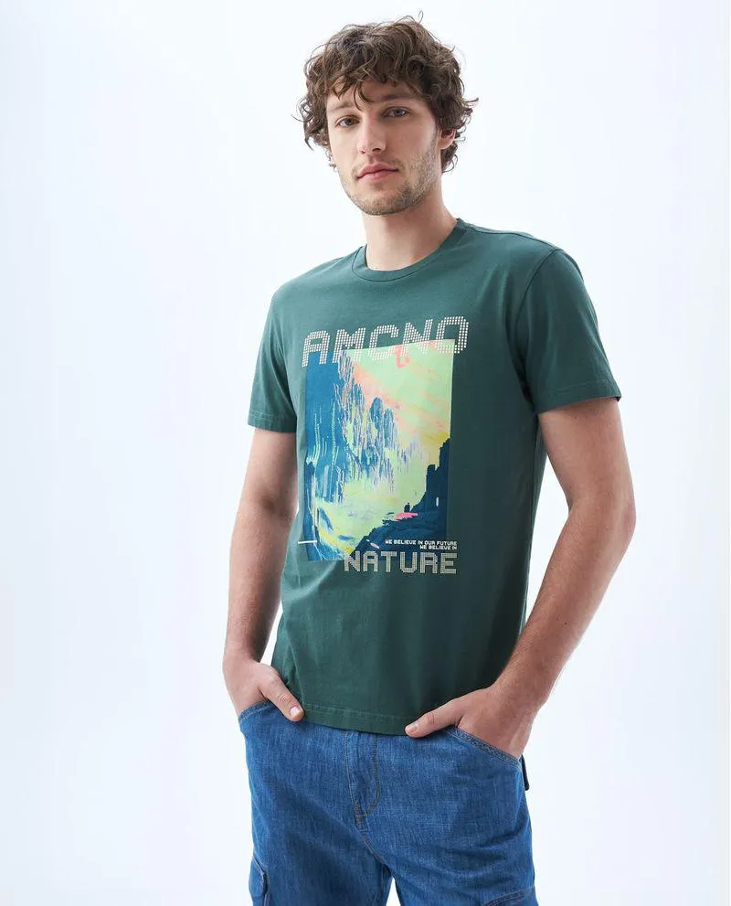 Camiseta Slim fit para hombre