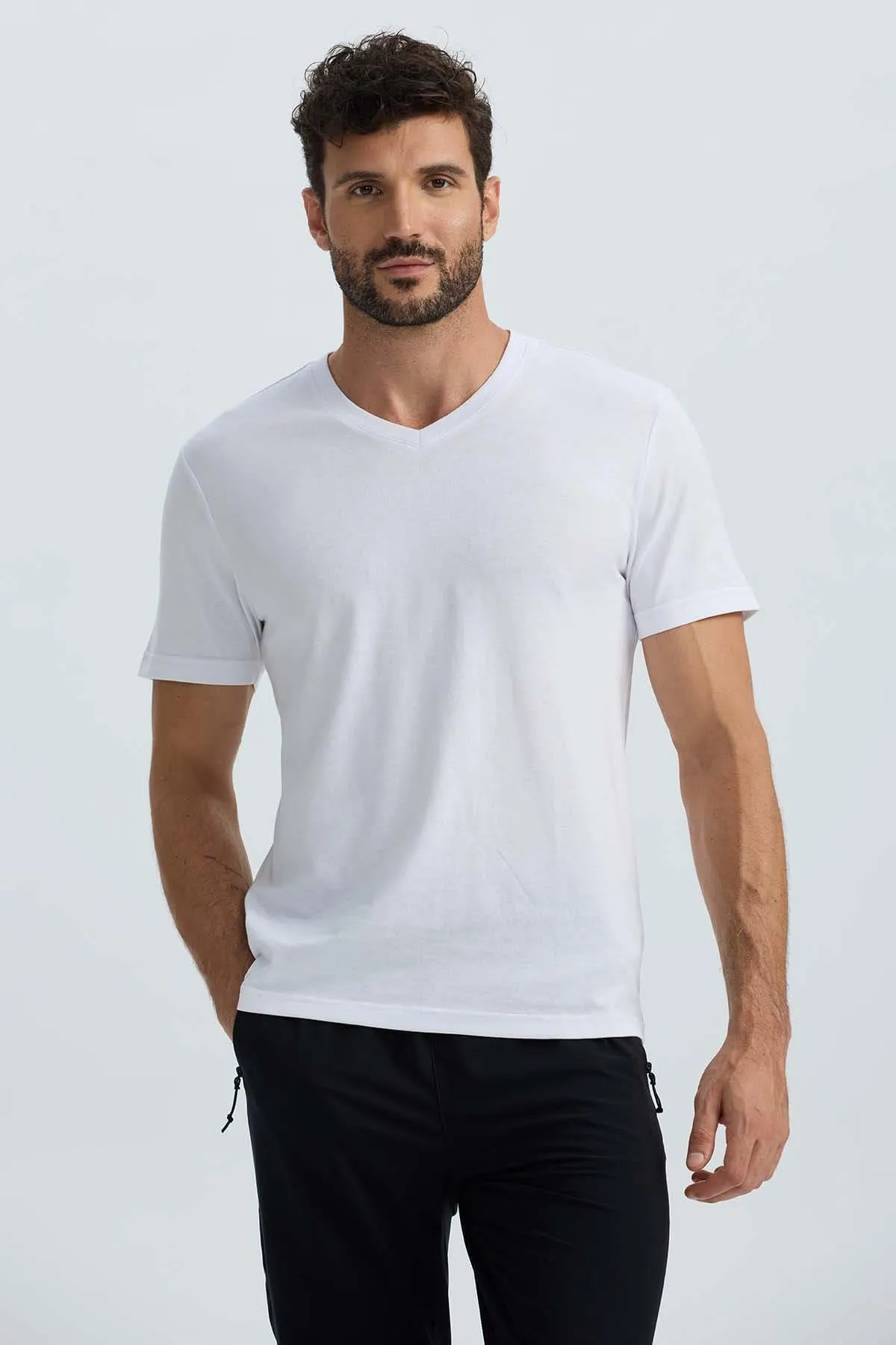 Polera Hombre Básica Blanco