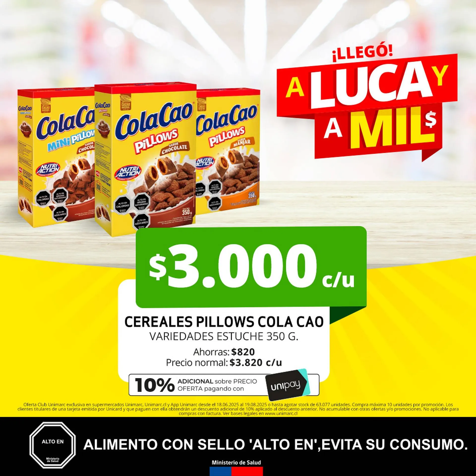 Catálogo de Catálogo Unimarc 8 de agosto al 19 de agosto 2025 - Página 3