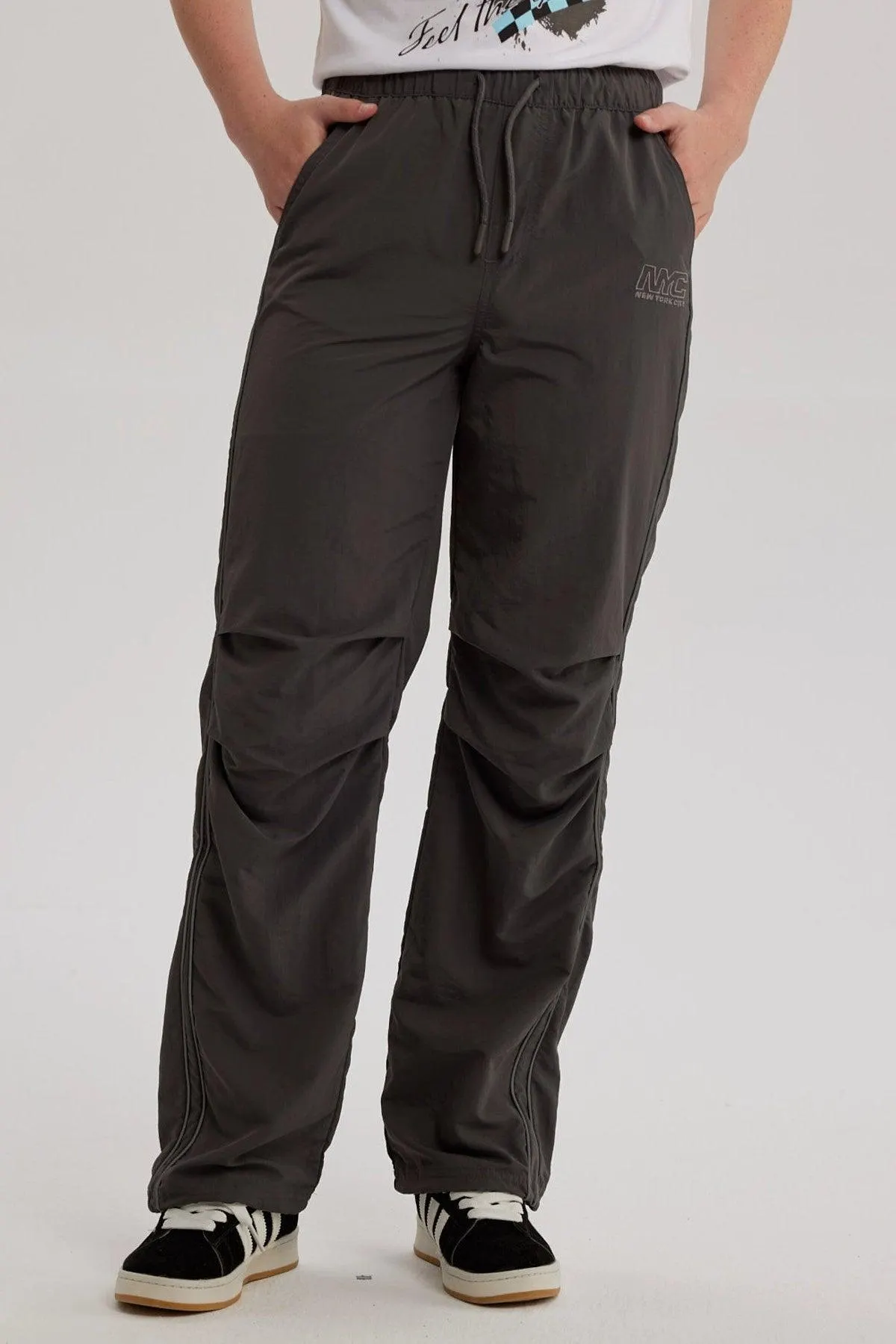 Pantalón Niño Piping Reflectante Marengo