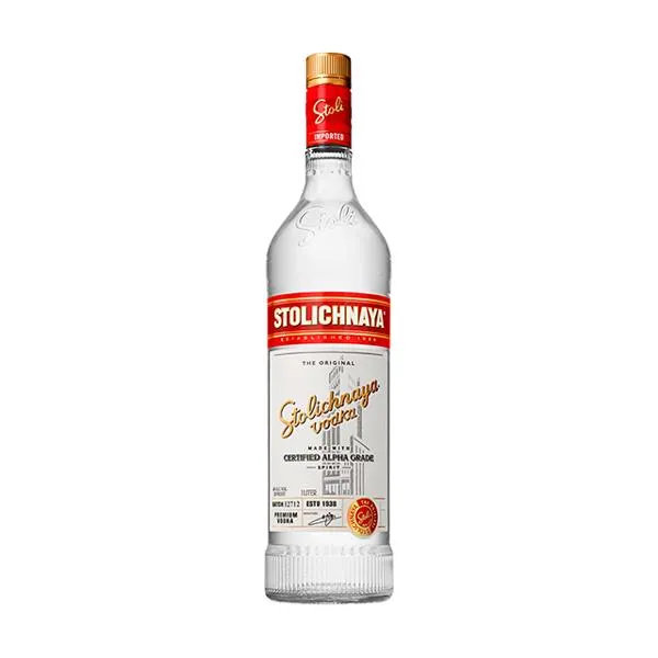 Vodka Stolichnaya 1 litro | Liquidos.cl