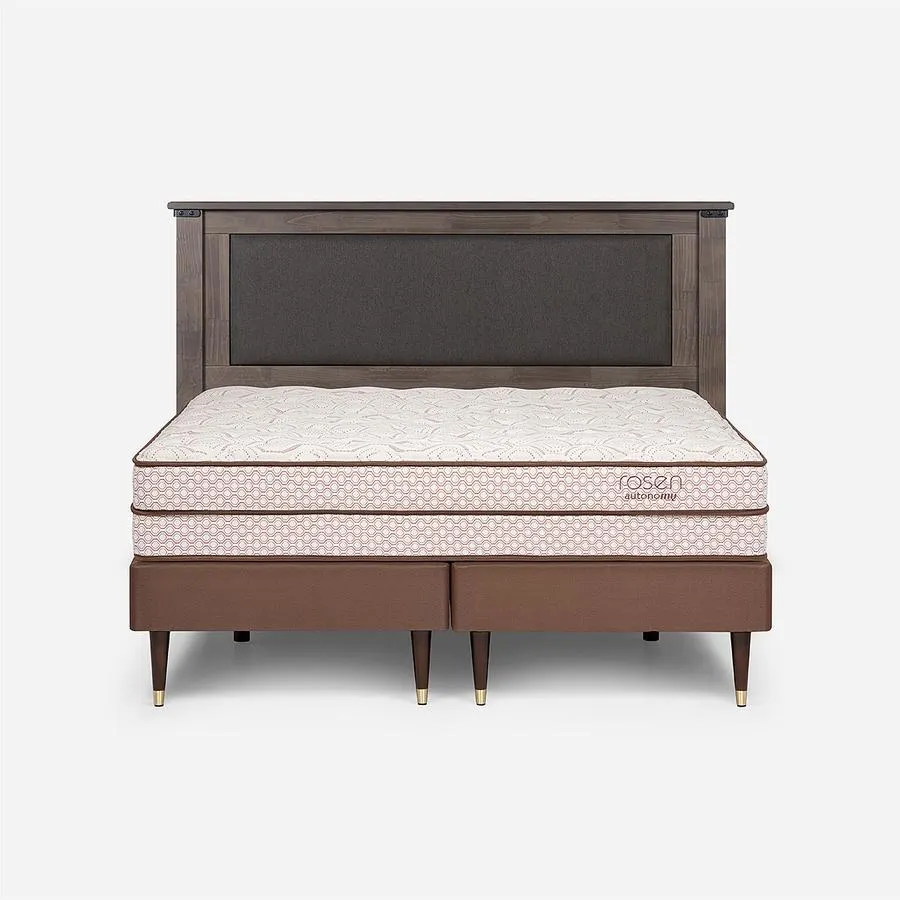 Cama Autonomy Land King + Respaldo New Ray